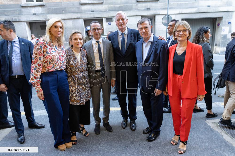 Meeting of Michel Barnier for the Partial Legislative Election - Paris AJ