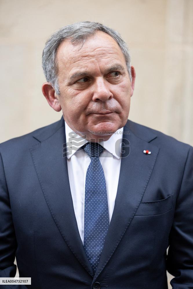 Meeting of Michel Barnier for the Partial Legislative Election - Paris AJ