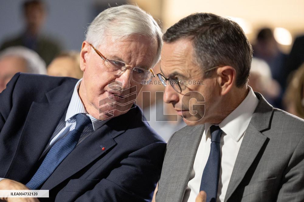 Meeting of Michel Barnier for the Partial Legislative Election - Paris AJ