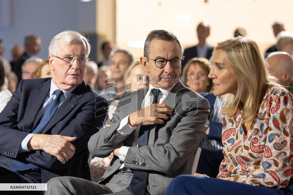 Meeting of Michel Barnier for the Partial Legislative Election - Paris AJ