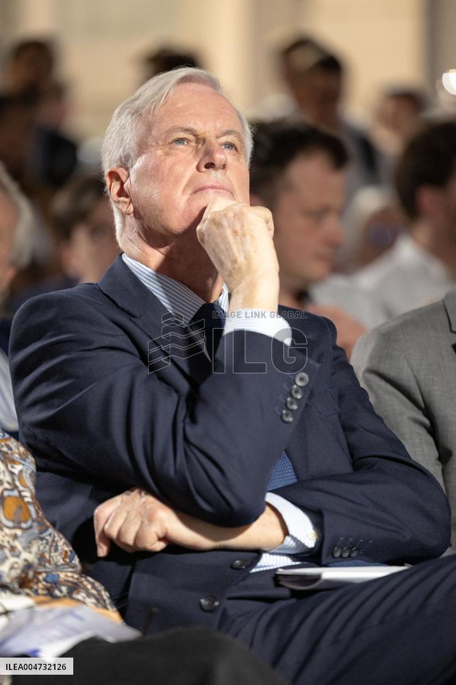 Meeting of Michel Barnier for the Partial Legislative Election - Paris AJ