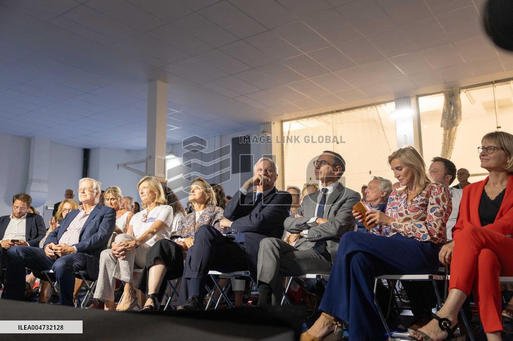 Meeting of Michel Barnier for the Partial Legislative Election - Paris AJ