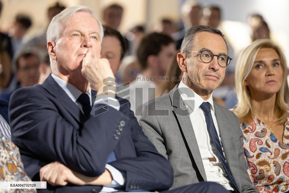 Meeting of Michel Barnier for the Partial Legislative Election - Paris AJ