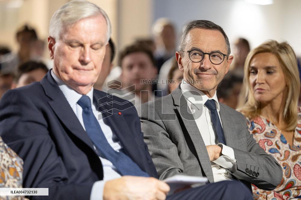 Meeting of Michel Barnier for the Partial Legislative Election - Paris AJ