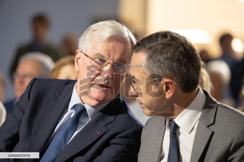Meeting of Michel Barnier for the Partial Legislative Election - Paris AJ