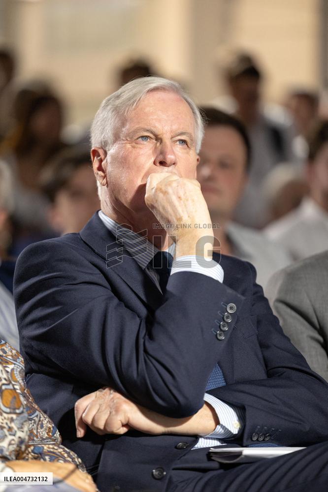 Meeting of Michel Barnier for the Partial Legislative Election - Paris AJ