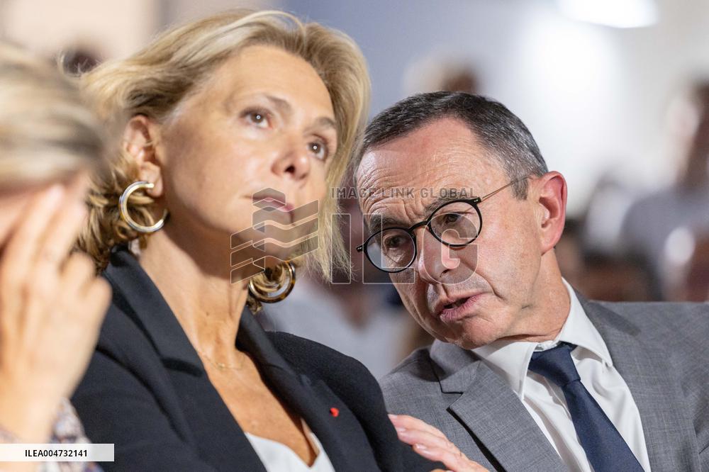 Meeting of Michel Barnier for the Partial Legislative Election - Paris AJ