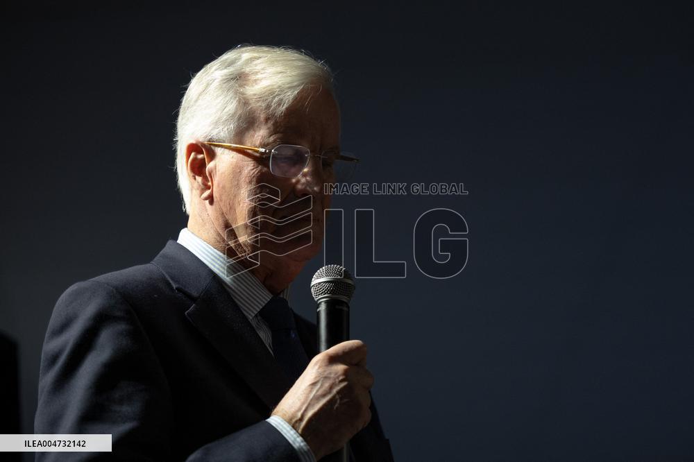 Meeting of Michel Barnier for the Partial Legislative Election - Paris AJ