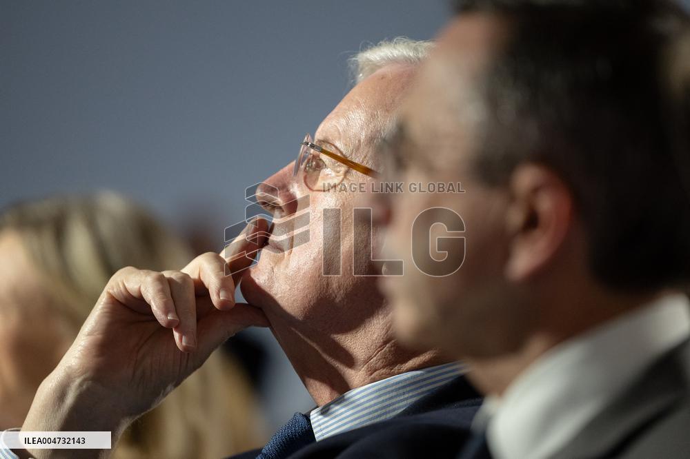 Meeting of Michel Barnier for the Partial Legislative Election - Paris AJ