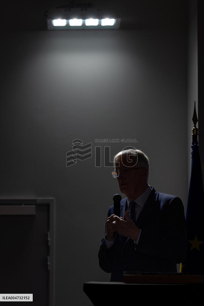 Meeting of Michel Barnier for the Partial Legislative Election - Paris AJ