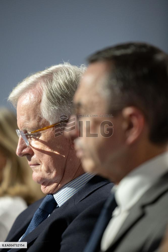 Meeting of Michel Barnier for the Partial Legislative Election - Paris AJ