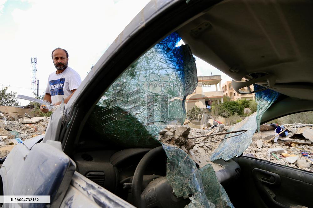 Burj Qalaouiyah Israeli Attack - Lebanon