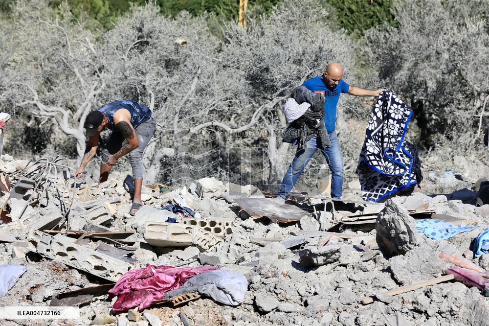 Burj Qalaouiyah Israeli Attack - Lebanon