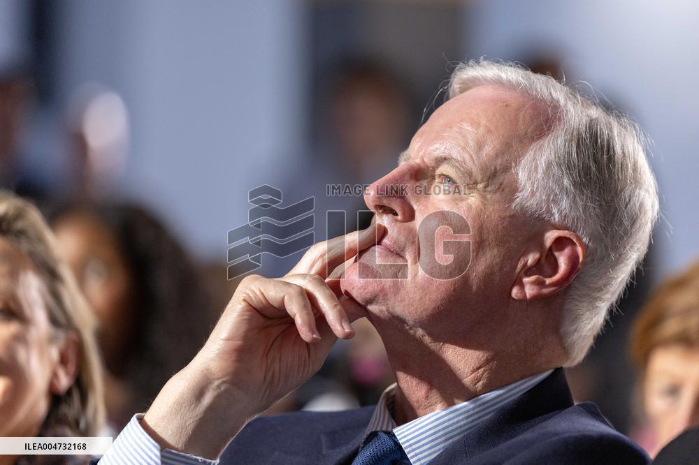 Meeting of Michel Barnier for the Partial Legislative Election - Paris AJ