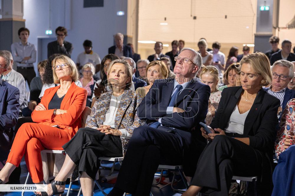 Meeting of Michel Barnier for the Partial Legislative Election - Paris AJ