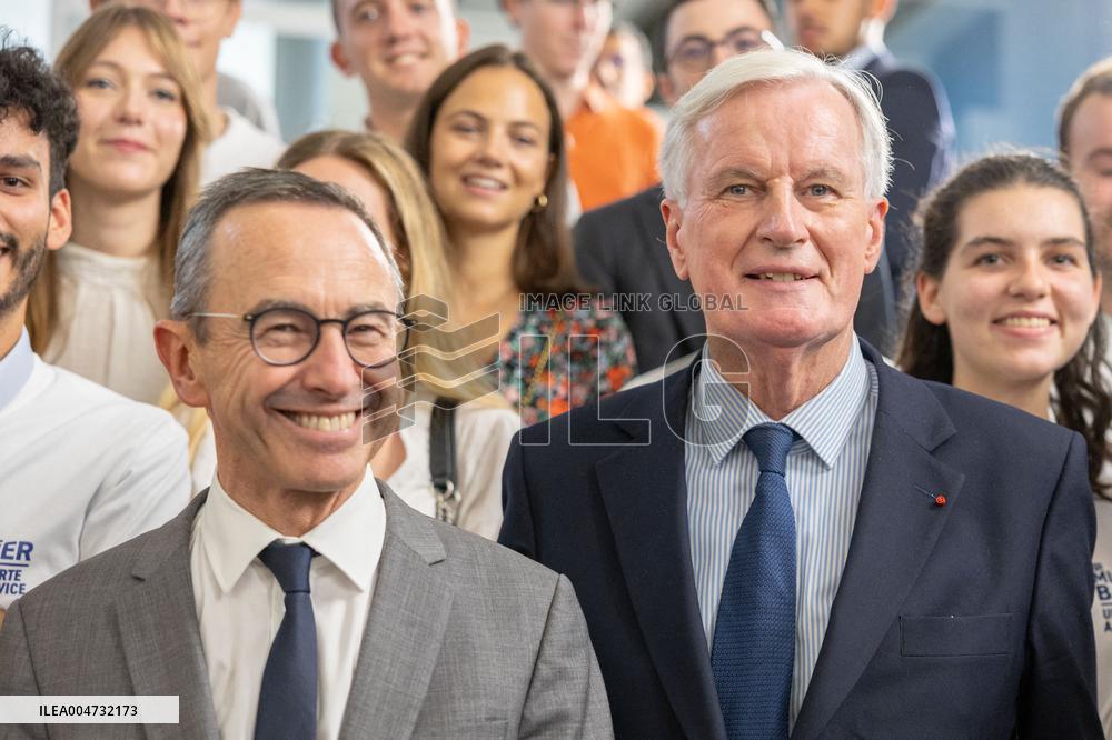 Meeting of Michel Barnier for the Partial Legislative Election - Paris AJ
