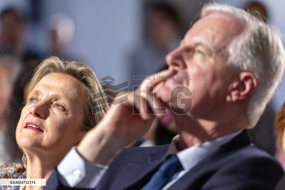 Meeting of Michel Barnier for the Partial Legislative Election - Paris AJ