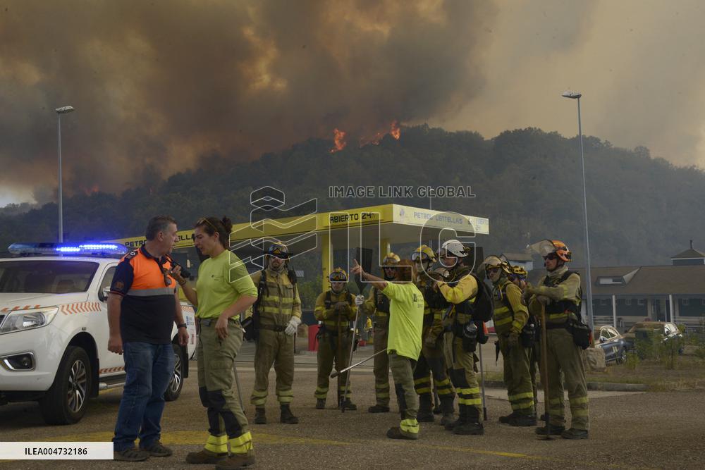 Fire in O Bolo affects more than 20 hectares