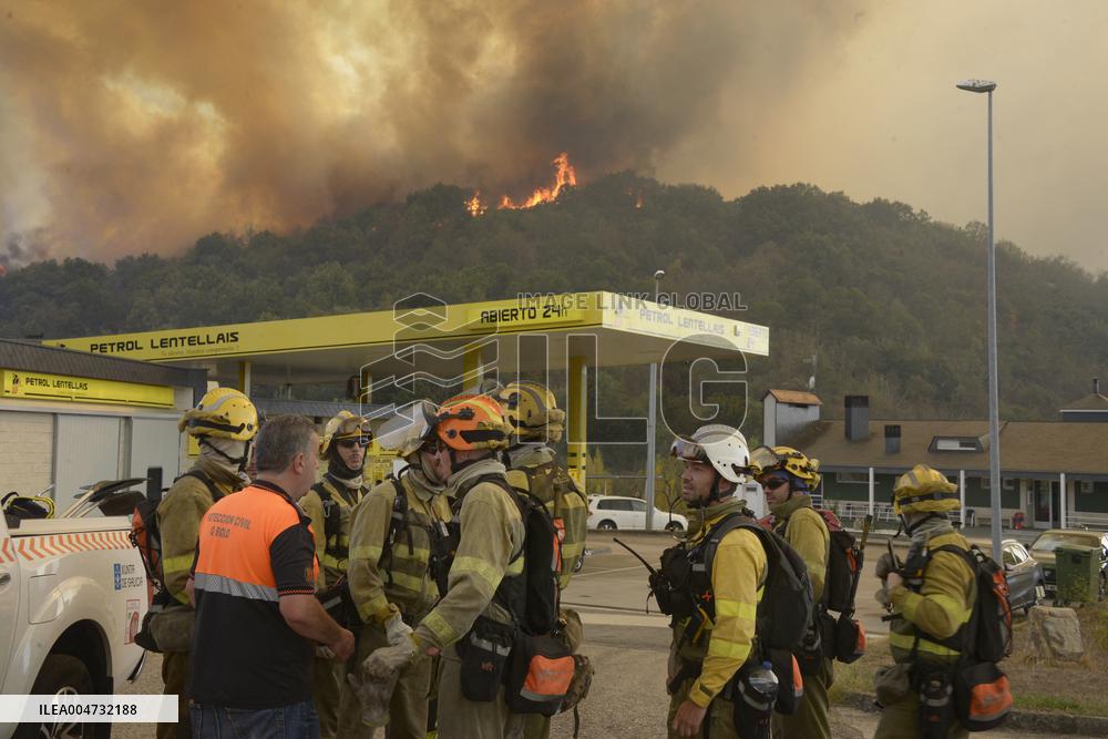 Fire in O Bolo affects more than 20 hectares