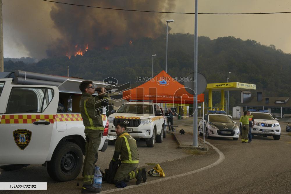 Fire in O Bolo affects more than 20 hectares