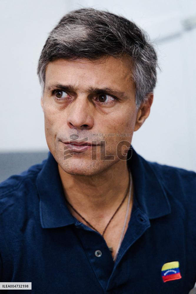 Venezuelan opposition leader Leopoldo Lopez - Madrid