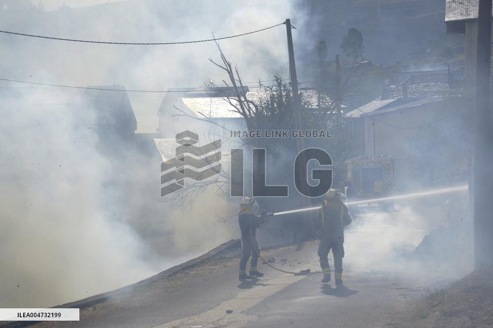 Fire in O Bolo affects more than 20 hectares