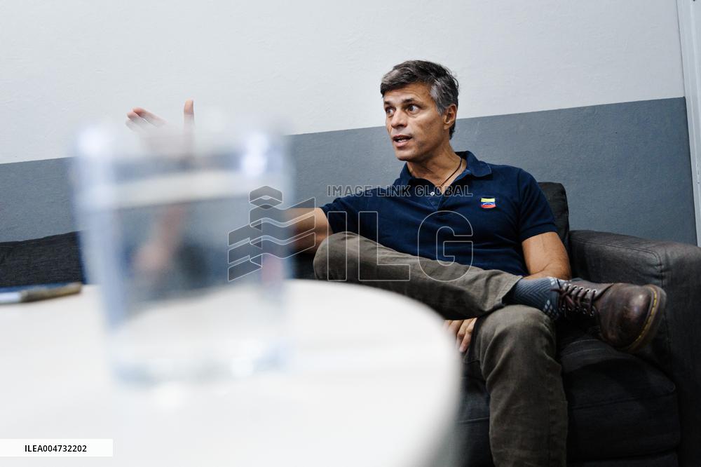 Venezuelan opposition leader Leopoldo Lopez - Madrid