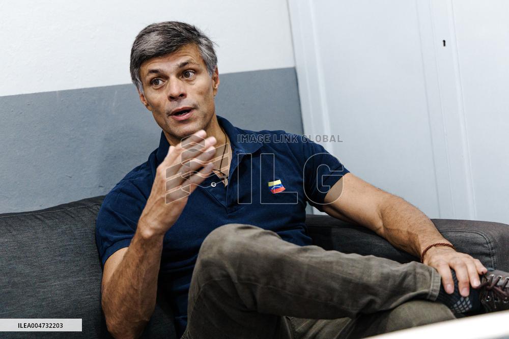 Venezuelan opposition leader Leopoldo Lopez - Madrid