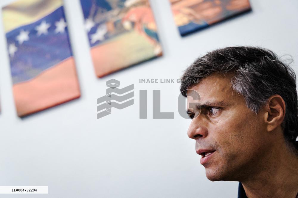 Venezuelan opposition leader Leopoldo Lopez - Madrid