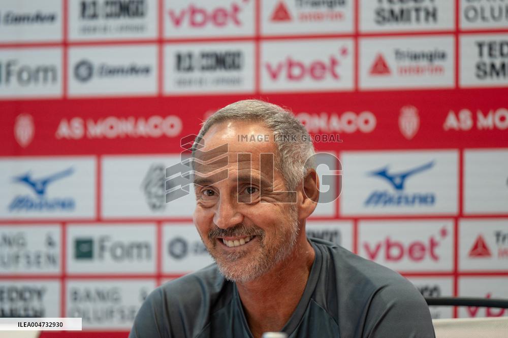 AS Monaco Football Club Press Conference - La Turbie