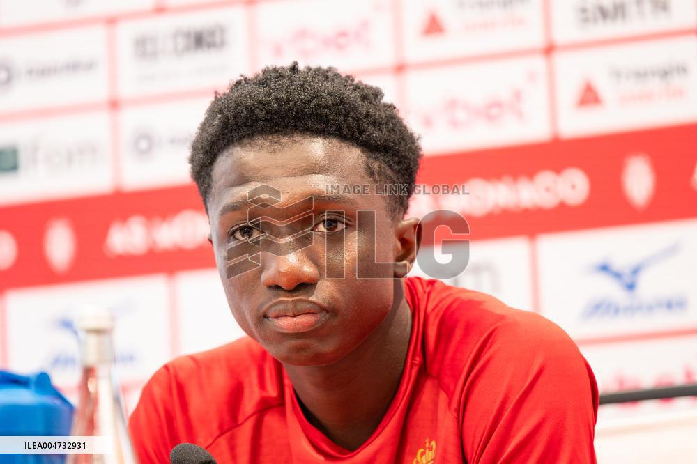 AS Monaco Football Club Press Conference - La Turbie