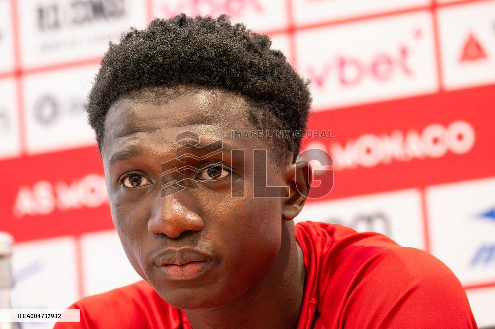 AS Monaco Football Club Press Conference - La Turbie