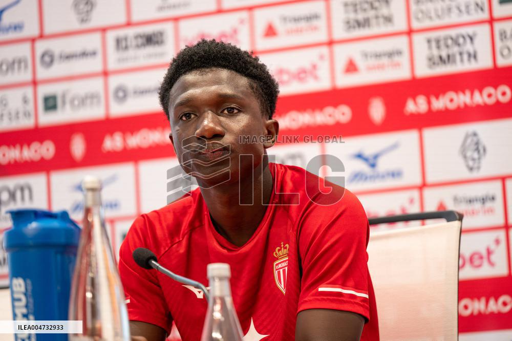 AS Monaco Football Club Press Conference - La Turbie