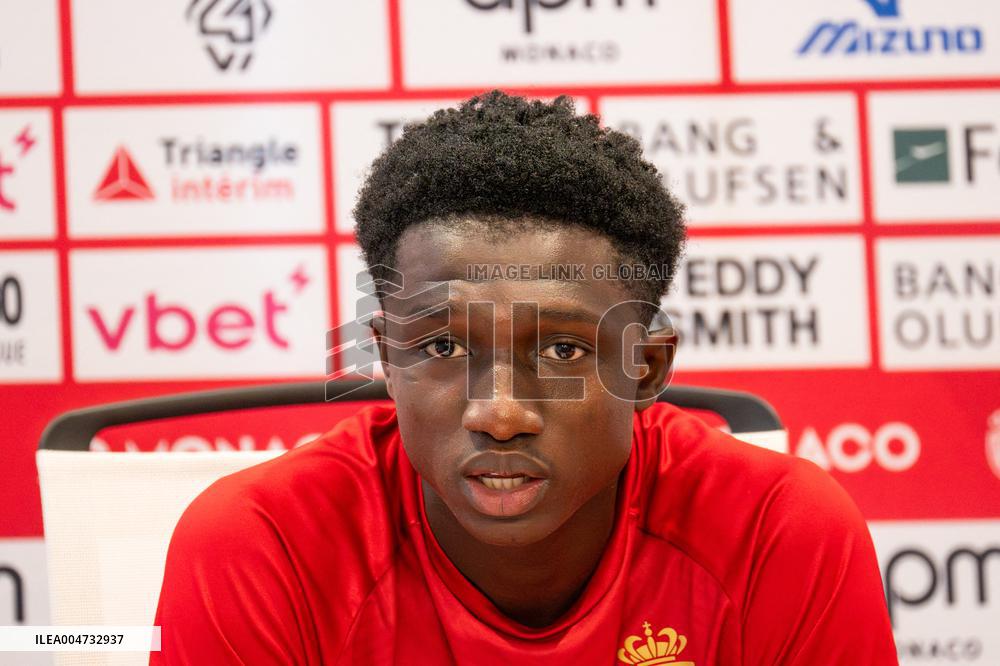 AS Monaco Football Club Press Conference - La Turbie