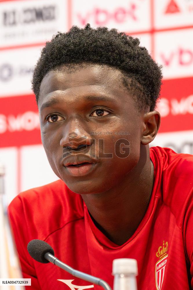 AS Monaco Football Club Press Conference - La Turbie