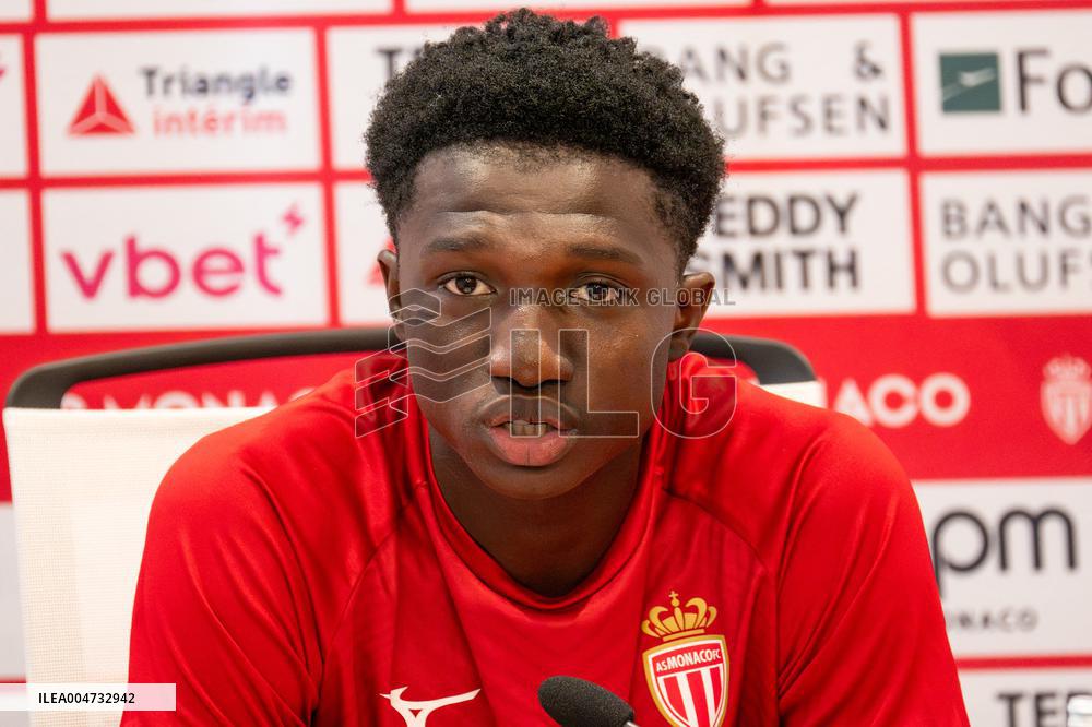 AS Monaco Football Club Press Conference - La Turbie