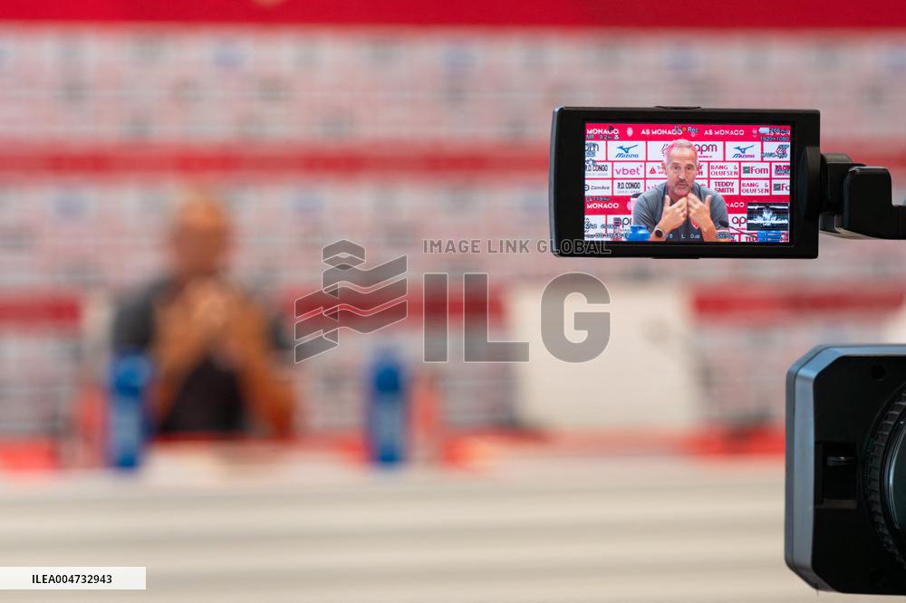 AS Monaco Football Club Press Conference - La Turbie