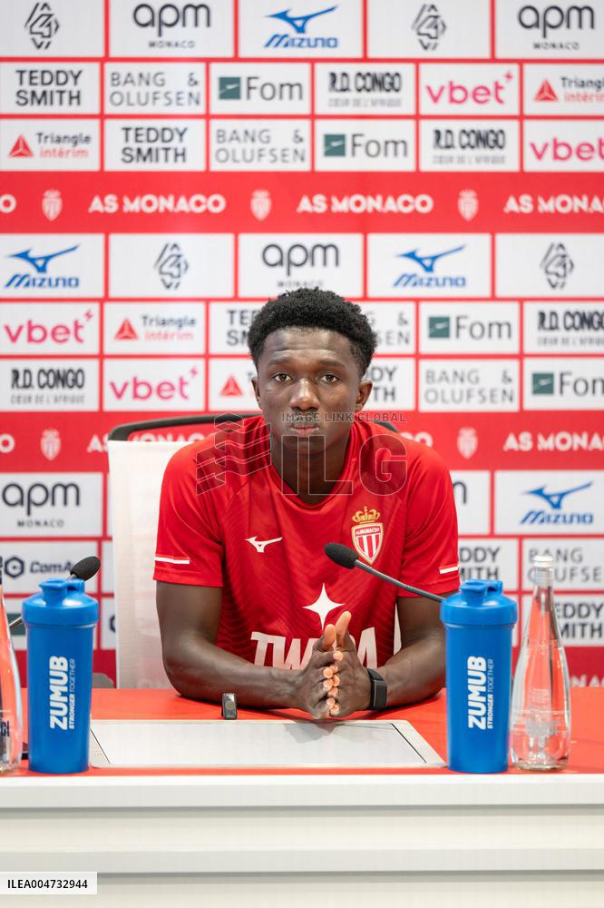 AS Monaco Football Club Press Conference - La Turbie
