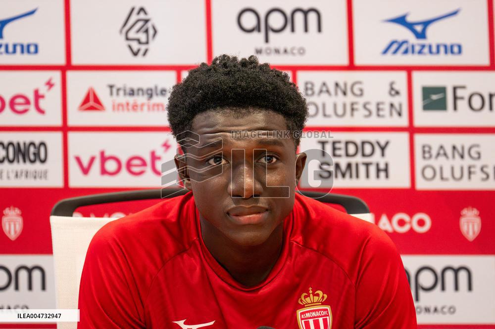 AS Monaco Football Club Press Conference - La Turbie