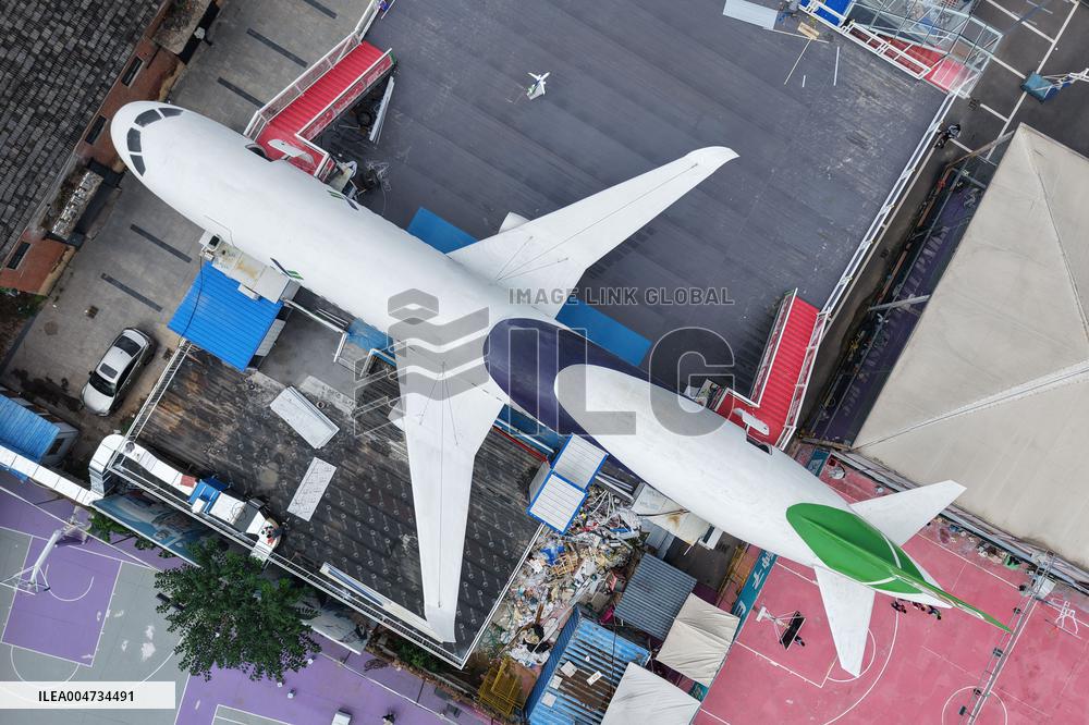 Airplane Restaurant in Fuyang
