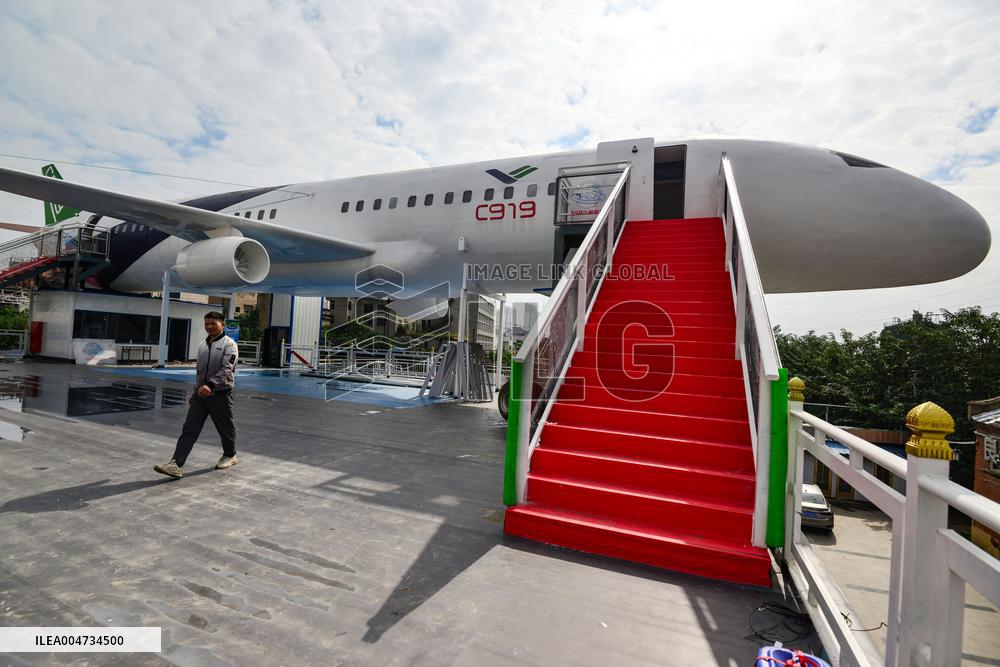 Airplane Restaurant in Fuyang