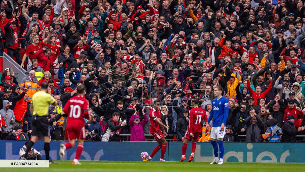 English Premier League Liverpool FC vs Everton FC - Liverpool