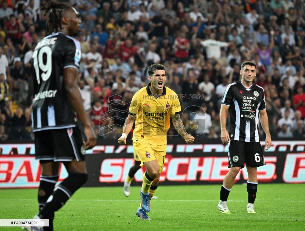 Football Udinese and AC Milan - Udine