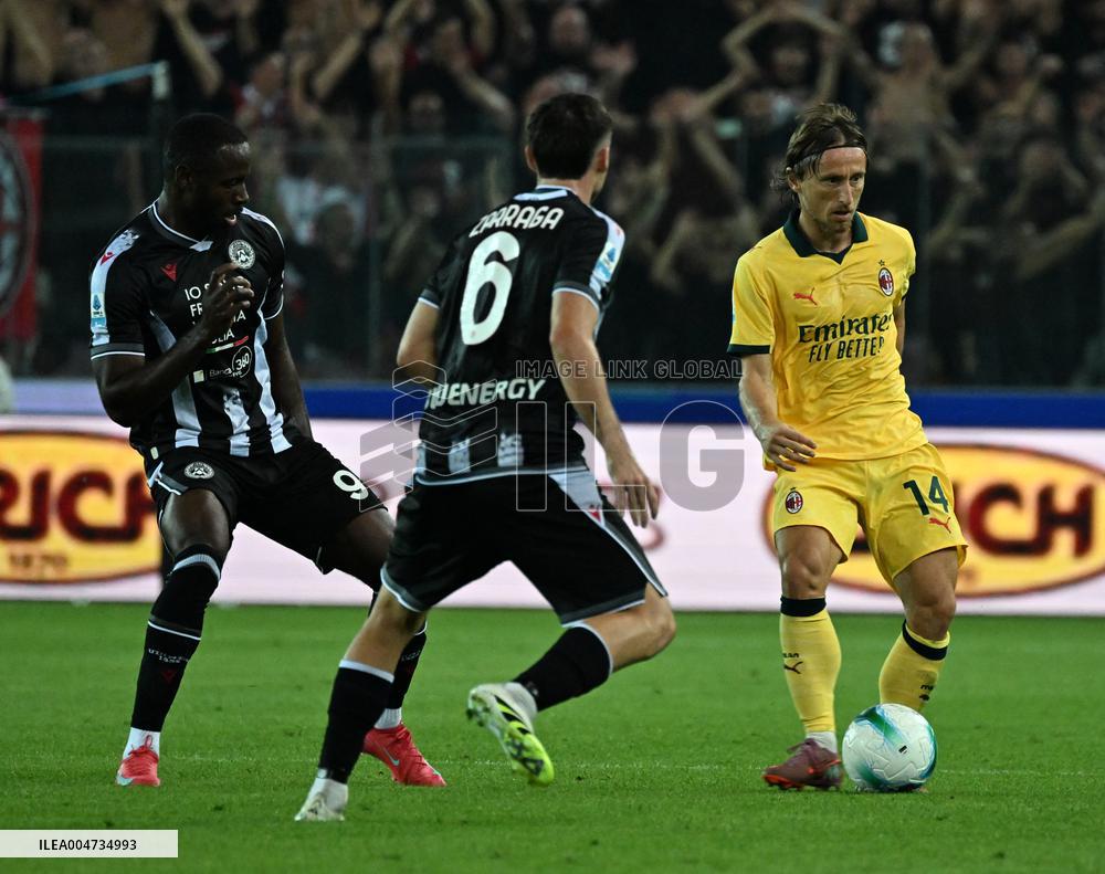 Football Udinese and AC Milan - Udine