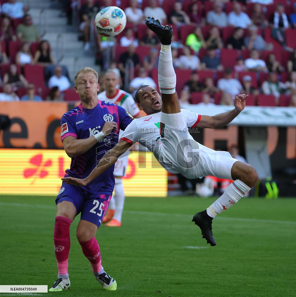 German first division Bundesliga football match between FC Augsburg and FSV Mainz