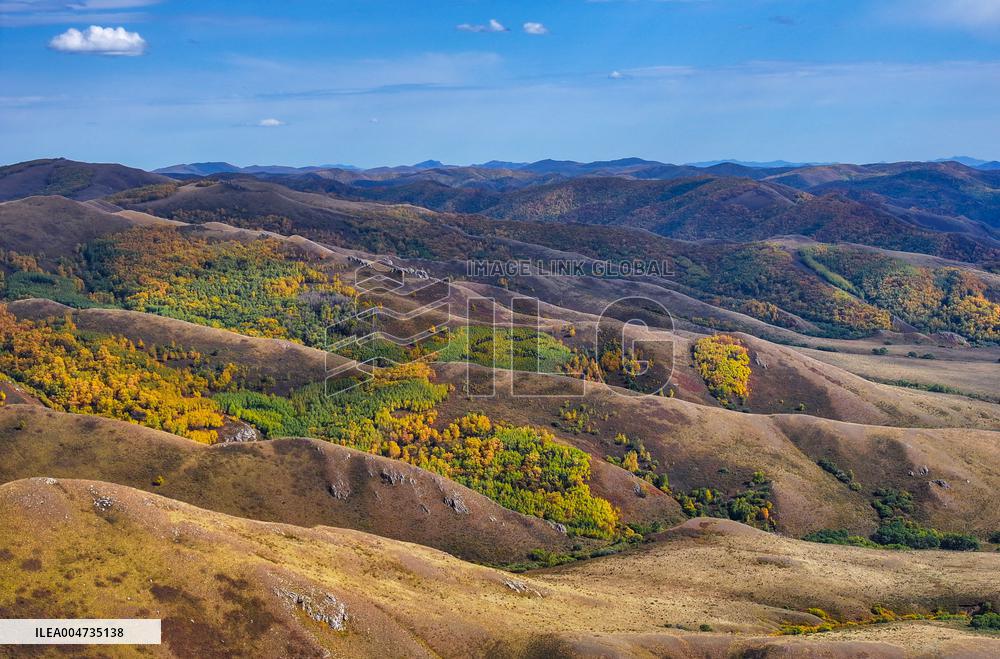 Autumn scenery of the Hanshan Mountain