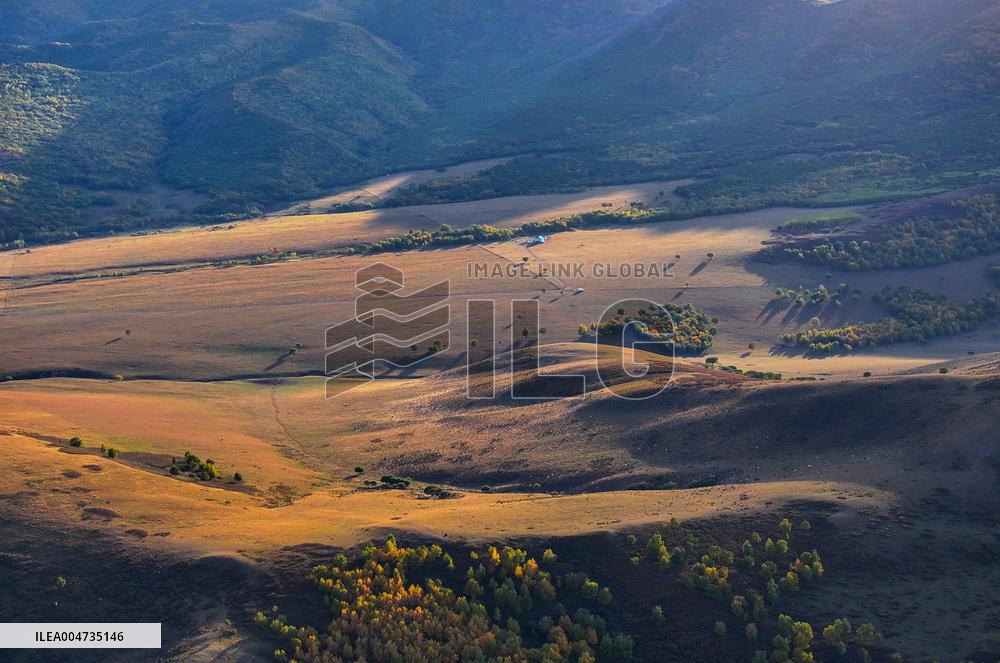 Autumn scenery of the Hanshan Mountain