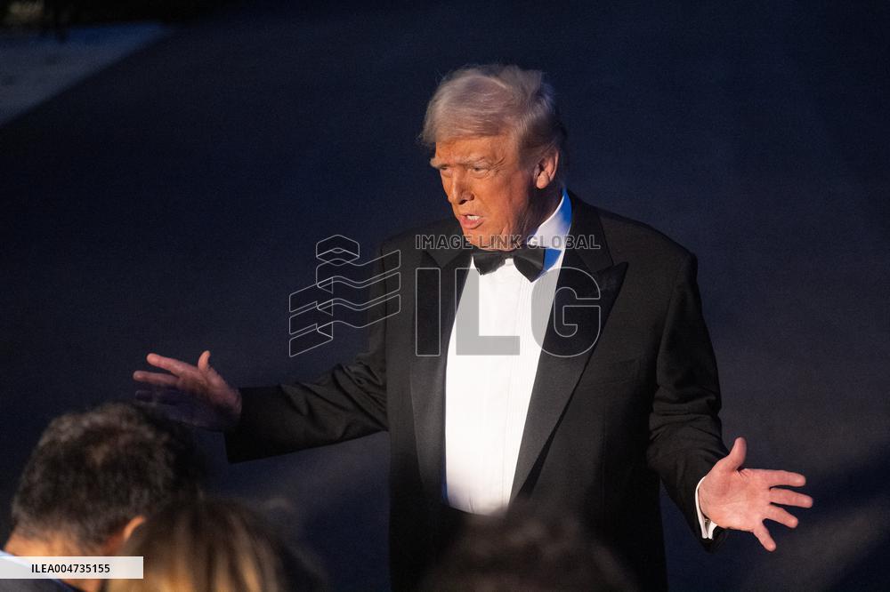 Donald Trump arrives at the White House - Washington