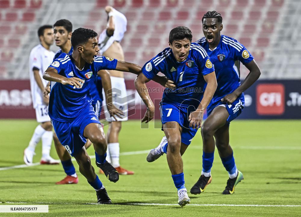 Gulf Cup Qatar 2025 Group B football match between Iraq and Kuwait