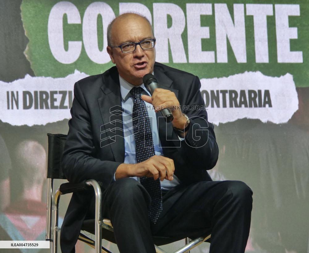 Meeting space organized by the young members of the Salvini League - Pontida